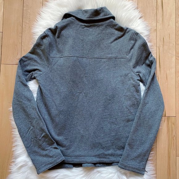 Satva NWT gray diagonal asymmetrical zip jacket - Picture 5 of 6